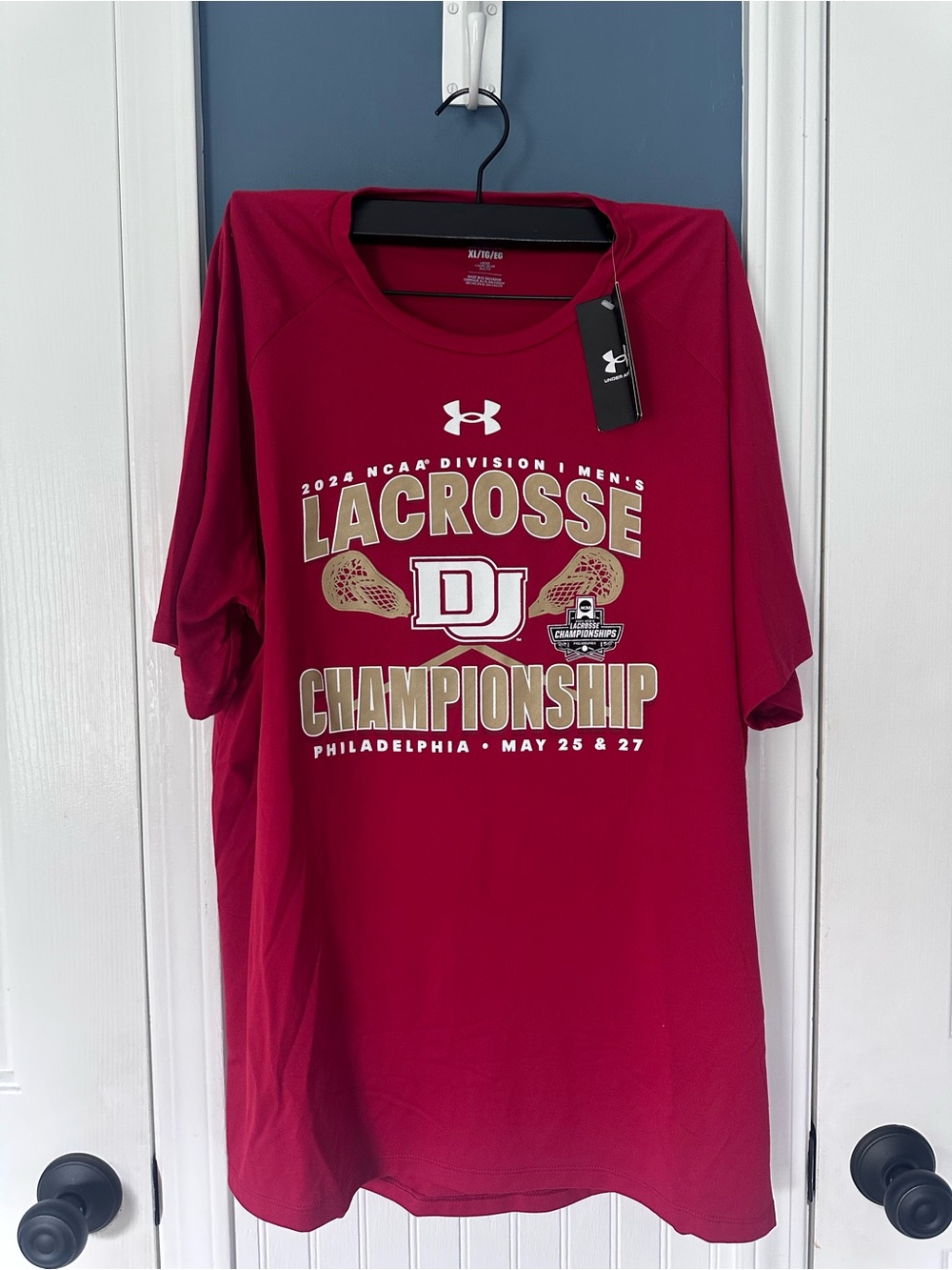 NWT Under Armour Denver DU 2024 NCAA Men’s Lacrosse Championship Shirt XL